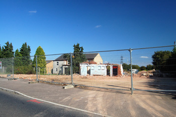 All that was left of the Nags Head in August 2009